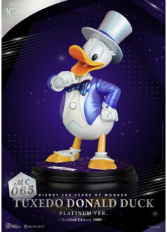 Beast Kingdom Disney: 100th Anniversary - Master Craft Tuxedo Donald Duck Platinum Version Statue Decoratie