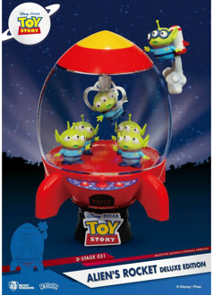 Beast Kingdom Disney: Toy Story 4 - Aliens Rocket PVC Diorama