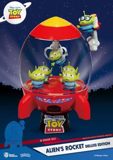 Beast Kingdom Disney: Toy Story 4 - Aliens Rocket PVC Diorama