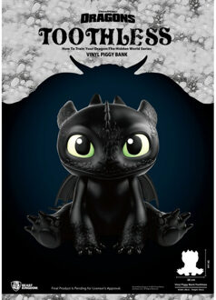 Beast Kingdom How To Train Your Dragon Piggy Vinyl Bank Toothless 30 cm