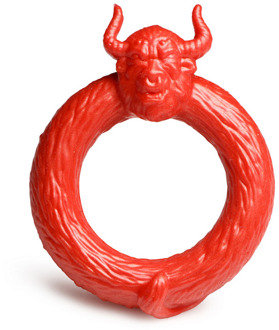 Beast Mode - Siliconen Cockring - Rood - Beast Mode - Siliconen Cockring - Rood