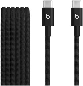 Beats by Dre Geweven USB-C naar USB-C kabel 60W - 1,5 meter - Bolt Black Zwart - One size