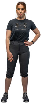 Beattie Capri Wandelshort Dames 2XL/44 Antraciet