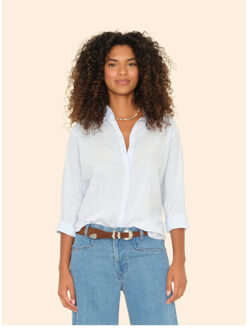 Beau blouses x5ctp111 Lichtblauw - S