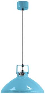 Beaumont B240 hanglamp lichtblauw glanzend