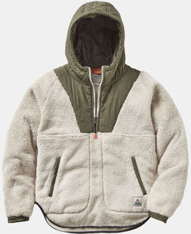 Beaumont Recycled Sherpa Hooded 2.0 Fleecetrui Dames Wit - M