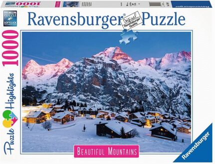 Beautiful Mountains - Oberland Murren Puzzel (1000 stukjes)