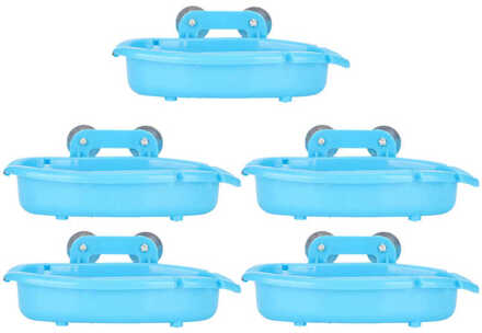 Beauty 5Pcs Vogel Plastic Bad Baden Bad Douche Bad Voedsel Water Kom Doos Feeder Voor Papegaai Vogel Benodigdheden Wassen bad