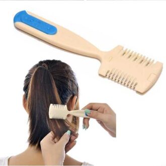 Beauty Accessoires Thuis Kapper Haar Knippen Trimmer Scheermesje Kam Voor Dunner Bang Lange Hair Cut Accesorios De Belleza