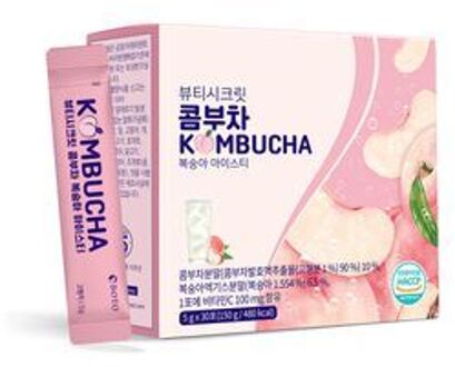 Beauty Secret Kombucha Peach Ice Tea 5g x 30 sticks