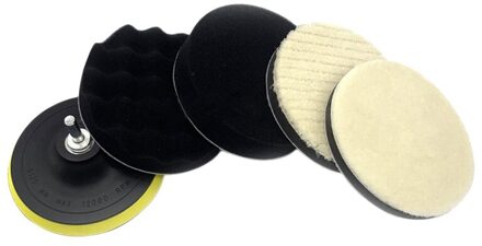 Beauty Waxen Set Automotive Polijsten Gereedschap Auto Polijstschijf Spons Polijstschijf Wol Pad 5 Inch