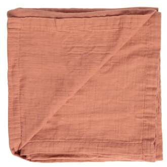 bébé-jou bébé jou® mousseline doek Pure Cotton Roze 110 x 110 cm Roze/lichtroze - 110x110 cm