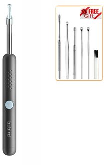 Bebird R1 Draadloze Intelligente Visuele Oor Stok Oor Picker 300W Hoge Precisie Endoscoop Mini Camera Otoscoop Borescope zwart add Accessorie