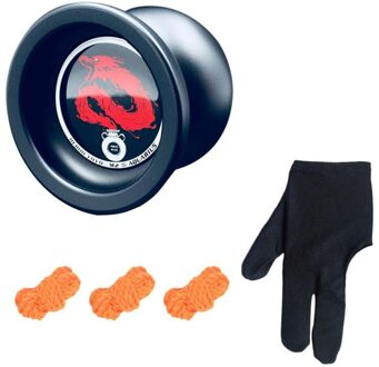 Beboo Yoyo Professionele M2 Waterman Aluminiumlegering Yo Yo Set Jojo + Handschoen + 3 Touwen