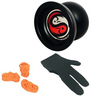 Bebooyoyo Professionele Yoyo M2 Pisce Lichtmetalen Yo Yo Set Jojo + Handschoen + 3 Touwen Klassieke Speelgoed