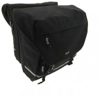 Beck SPRTV Dubbele Fietstas - Zwart