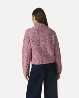 Becka knitted pull - Roze - S