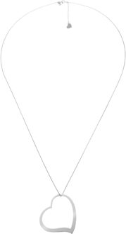 'Becky' Dames 925 Sterling Zilveren Ketting met Hanger - Zilver ZK-7193
