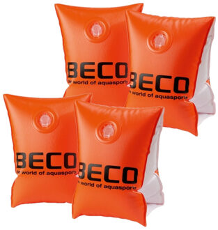 Beco 2x Paar Beco zwembandjes maat 00 oranje tot 15 kg