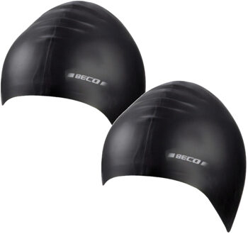 Beco badmuts voor volwassenen - 2x - zwart - latex - voor intensief gebruik