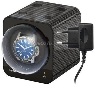 Beco Boxy Fancy Brick Horloge Opwinder Carbon 309407