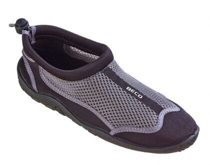 Beco neopreen waterschoenen, mesh, grijs/zwart, maat 36