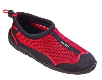 Beco waterschoenen - mesh - zwart/rood - maat 42