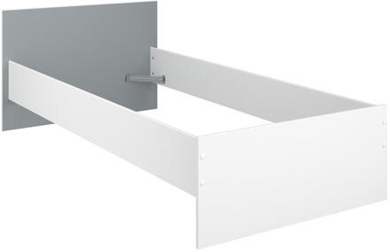 Bed Bobby - 90x200 Cm - Spaanplaat - Wit