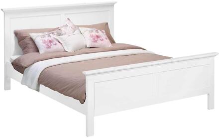Bed Fleur - 160x200 Cm - Spaanplaat - Wit