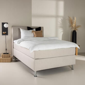 Bed 'Jacquise' 120 x 200cm, kleur Beige - 120 x 200 cm