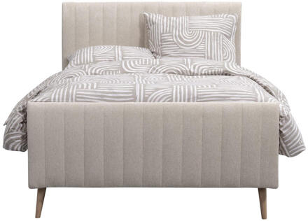 Bed Lieke - Ecru - 120x200 Cm - Stof - Beige
