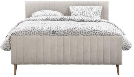 Bed Lieke - Ecru - 140x200 Cm - Stof - Beige