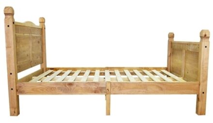 Bed & Memory Mattress Mexican pine corona 160 x 200 cm