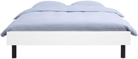 Bed Nova - 140x200 Cm - Spaanplaat - Wit