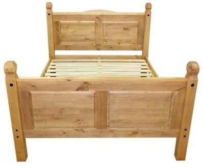 Bed with mattress Mexican pine Corona size 160 x 200 cm