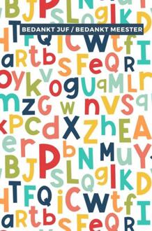 Bedankt Juf En Bedankt Meester Cadeau - Afscheidscadeau - Gold Arts Books