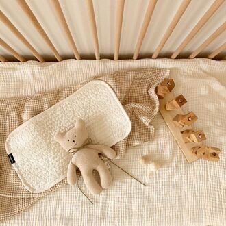 Beddengoed Baby Kids Katoenen Kussen Anti Roll Slapen Kussen Nek Hoofd Baby Kussen Multifunctionele wit