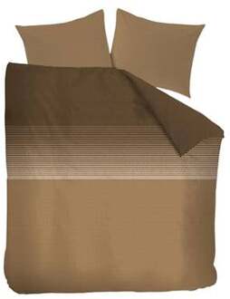 Beddinghouse Demi Dekbedovertrek 200 x 200/220 cm - Donker zand Taupe