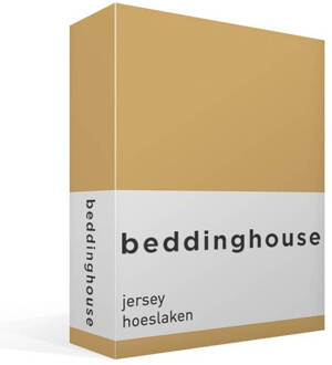 Beddinghouse Jersey Hoeslaken 140 x 220 cm Geel