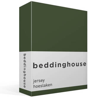 Beddinghouse Jersey Hoeslaken 140 x 220 cm Groen