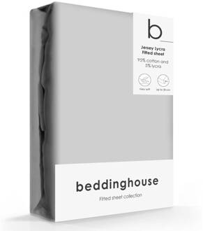 "Beddinghouse Jersey Lycra Premium Hoeslaken " Grijs