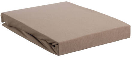 Beddinghouse Jersey Premium Hoeslaken 140 x 220 cm Taupe