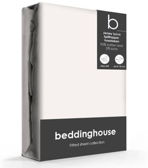 Beddinghouse Splittopper Hoeslaken Jersey-Lycra Natural-180 x 200/220 Crème