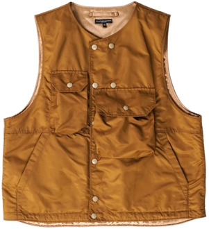 Bedek Vest Coyote Flight Satin Engineered Garments , Brown , Heren - L,M,S