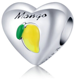 Bedel ik hou van mango Zilver - One size