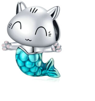 Bedel kitten zeemeermin Zilver - One size