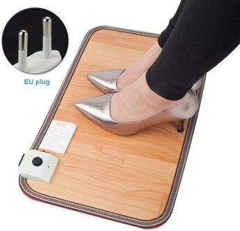 Bedienen Deken Thuis Kantoor Veilig Pad Winter Elektrische Verwarming Thermostaat Energiebesparende Waterdichte Voet Warmer Floor Mat EU plug