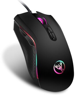 Bedrade Gaming Muis Pro Gamer 3200 Dpi 7 Heldere Kleur Led Backlit Optische Ergonomie Muis Muizen Comfortabele Touch