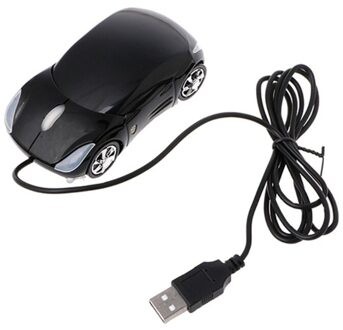 Bedrade Muis 1000Dpi Mini Auto Vorm Toetsenbord Usb 3D Optische Innovatieve 2 Koplampen Gaming Muis Voor Pc Laptop Computer muizen zwart