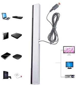 Bedrade Sensor Bar, Kabel Infrarood Ir Signaal Ray Sensor Bar, vervanging Infrarood Ir Ray Motion Sensor Bar Voor Wii U Console